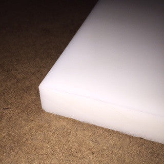 1/2 White HDPE Cutting Board, Cut To Size