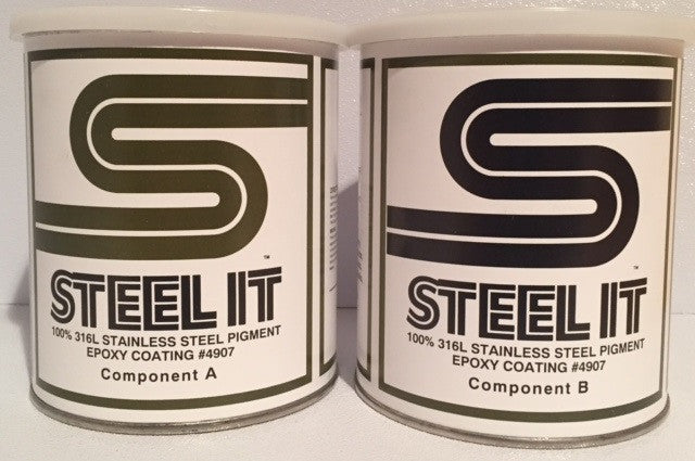 2 Quart Kit STEEL IT Epoxy Resin Coating