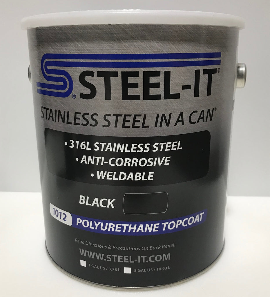 1 Gallon STEEL IT BLACK Polyurethane Resin Coating