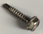 #8 X 1/2" Hex Washer Head Self Drilling Screw (Ultra Stainless™ Marutex®)